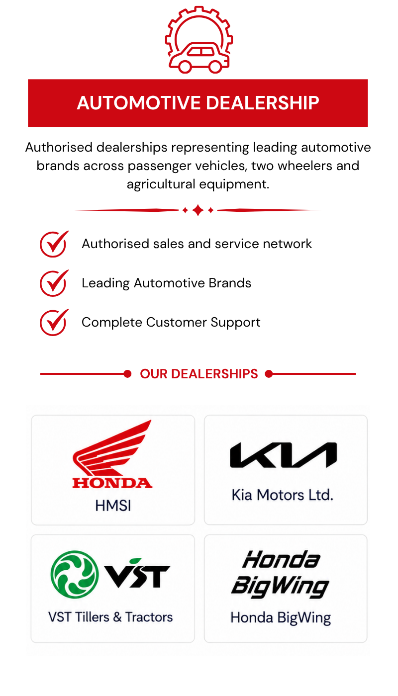 Allied Automotive Dealership Vertical Card